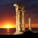 Apollo Temple Rhodes Greece
