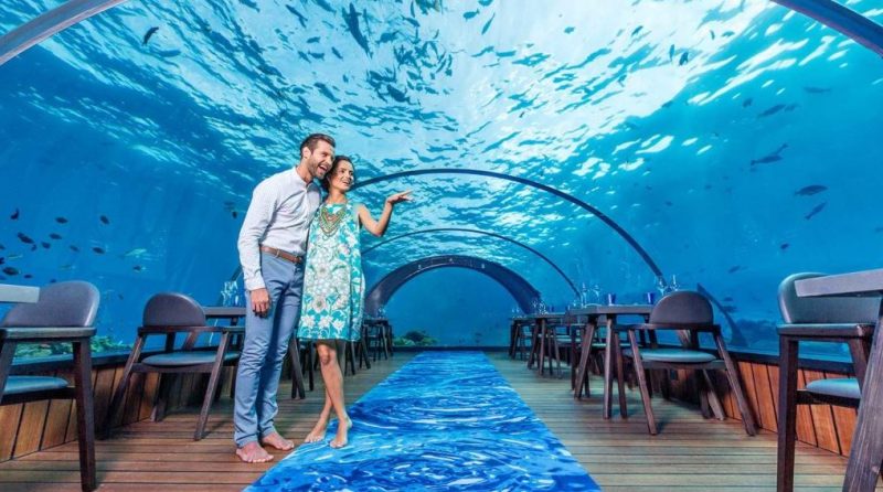 ristorante sottomarino alle maldive