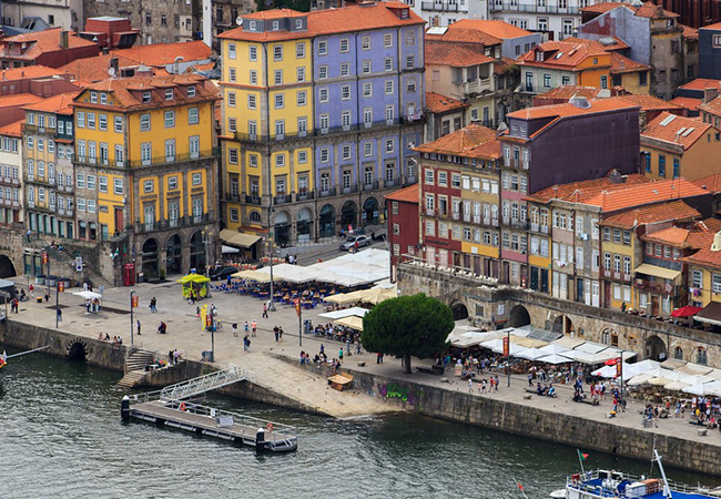 Quartiere Ribeira a Porto