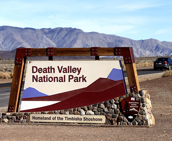visitare death valley in california