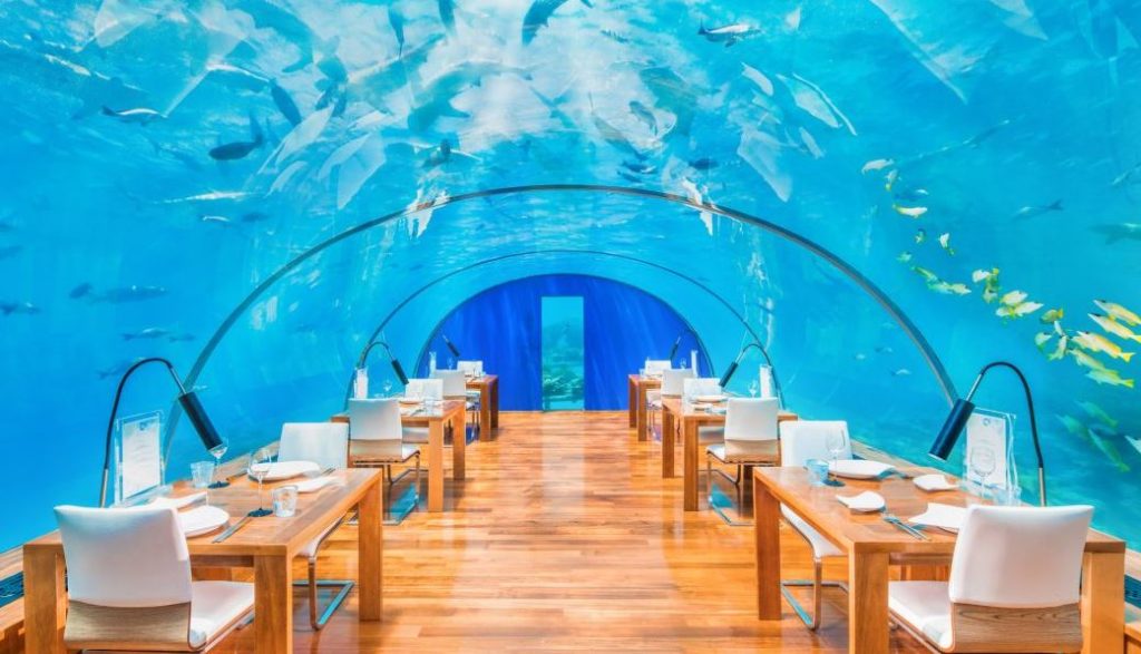 undersea restaurant maldive