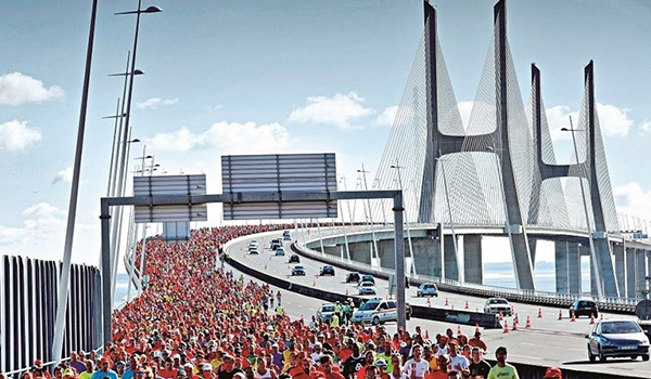 mezza maratona EDP a Lisbona