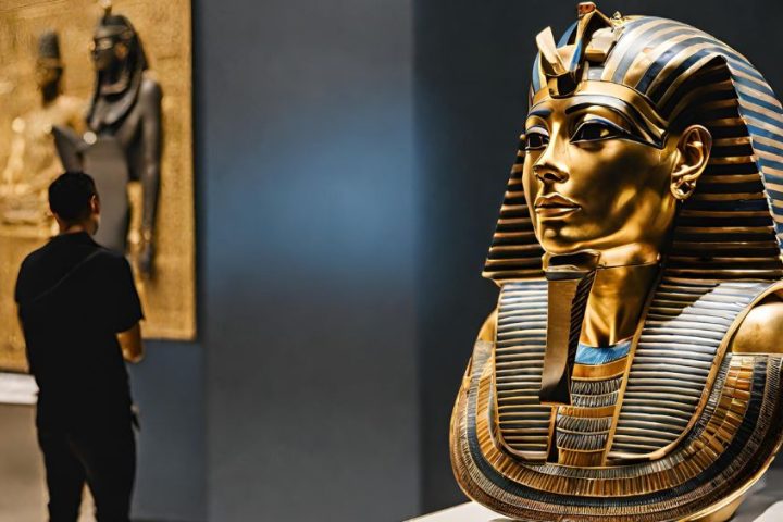 maschera tutankamon