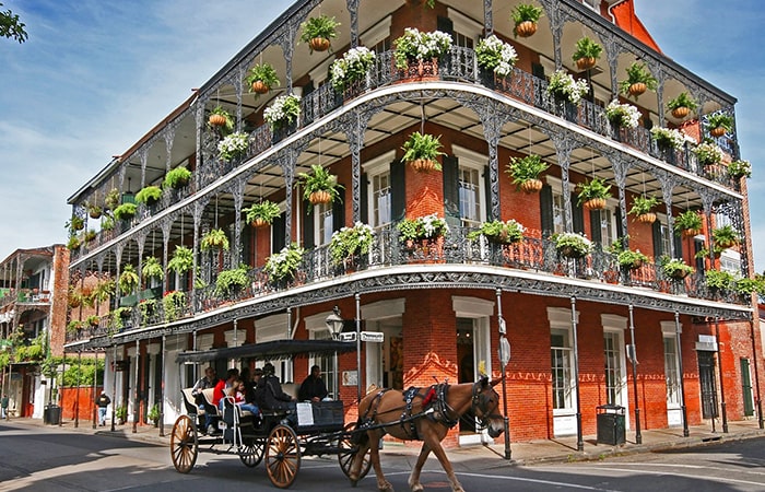 visitare il quartiere Francese a New Orleans