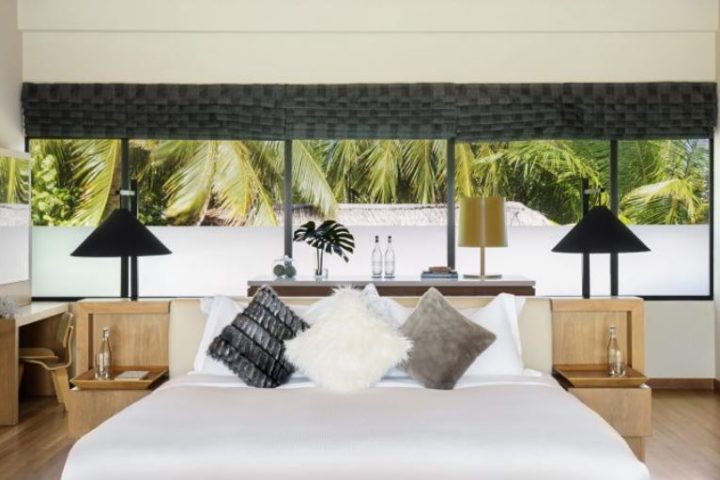 camera da letto huvafen fushi resort maldive