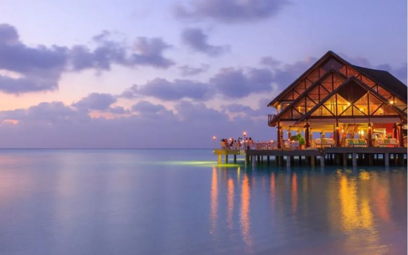 sea fire salr ristorante dhigu resort isole maldive