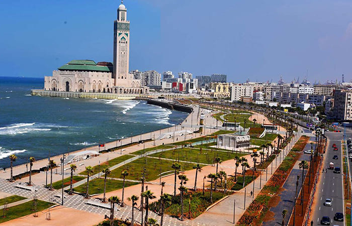 cosa vedere a Casablanca quartiere La Corniche