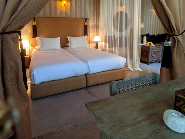 Riad Joya hotel camera da letto