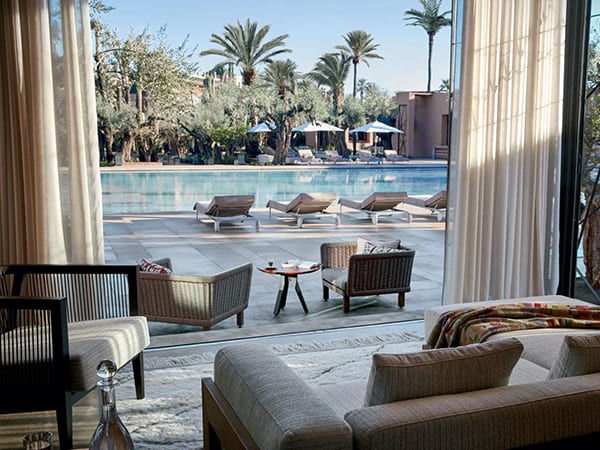 piscina dell'hotel Royal Mansour Marrakech