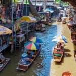 Floating market thailand