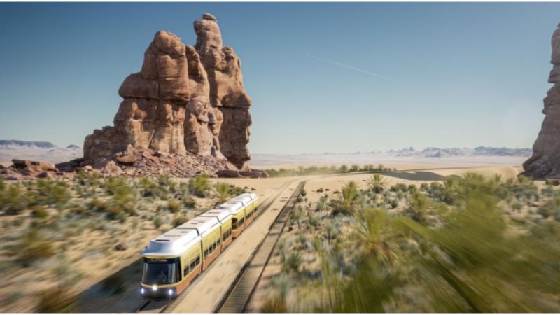 Dream of the desert: il nuovo treno di lusso dell'Arabia Saudita